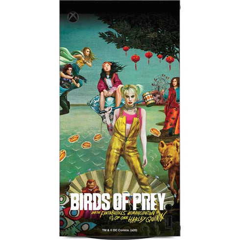 DC Comics Harley Quinn Birds of Prey Variant Movie Poster XBox Series X Digital Edition Console Skin